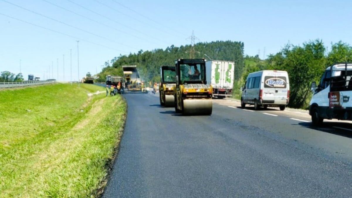 Sul de SC têm trechos da BR-101 interditado para obras até sexta-feira; confira o cronograma