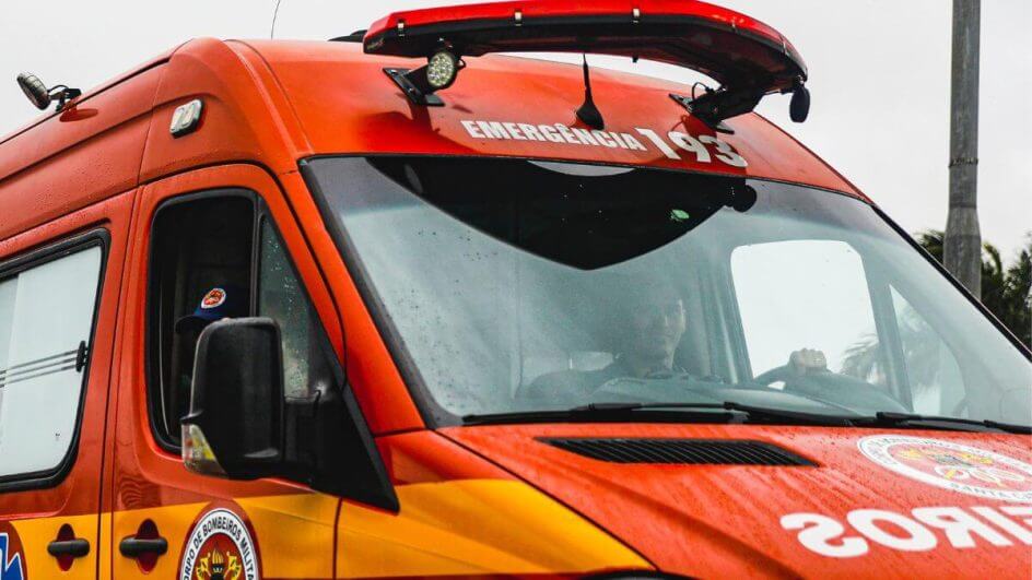 Caso foi atendido pelo Corpo de Bombeiros