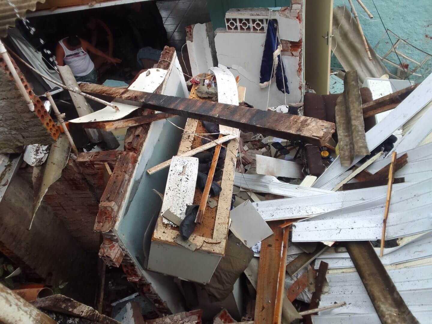 explosão gás
