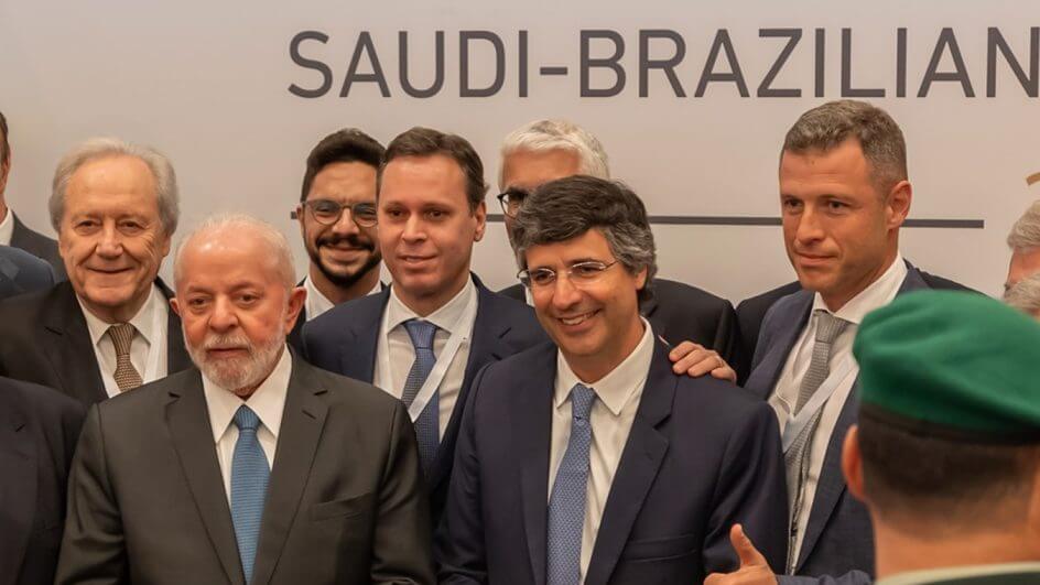 Lula com empresários na Arábia Saudita