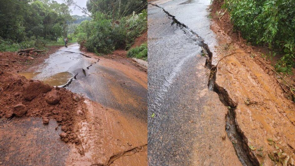 rodovias de sc interditadas pela chuva