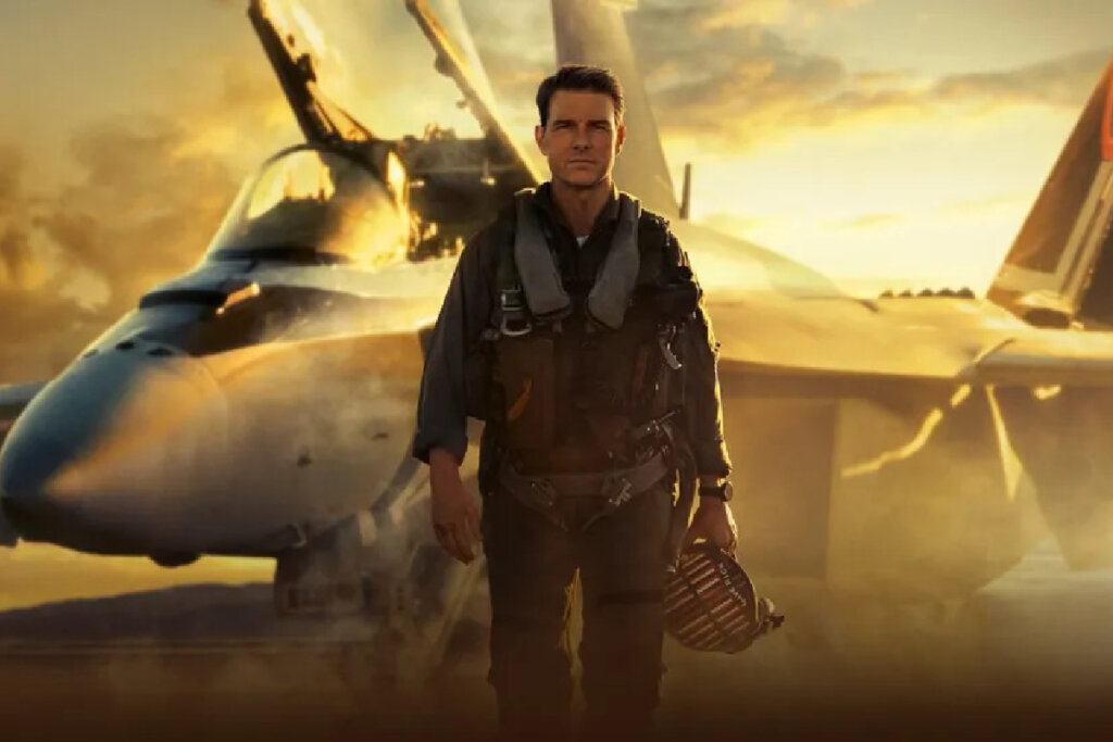 Tom Cruise retorna para o famoso papel do piloto Maverick na sequência ‘Top Gun: Maverick’ (Imagem: Reprodução digital | Paramount Pictures)