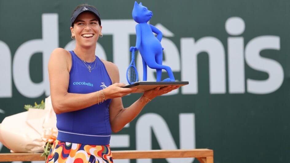Ajla Tomljanovic é campeã do WTA Florianópolis (Foto: Divulgação, Cristiano Andujar, MundoTênis Open)