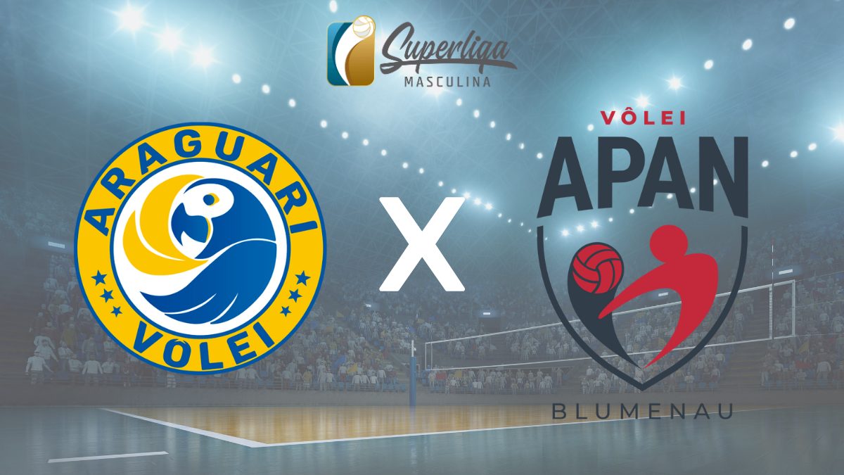 Araguari x Blumenau pela Superliga Masculina de Vôlei