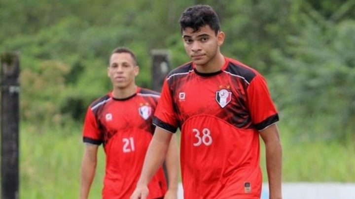 Breno Lopes e Bruno Rodrigues nos tempos de Joinville e agora no Palmeiras (Foto: Reprodução, Twitter, paposfut)