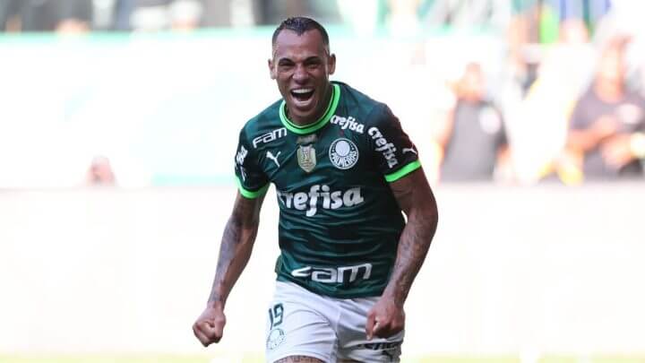 Breno Lopes foi o autor do gol da vitória do Palmeiras (Foto: Cesar Greco, Palmeiras)