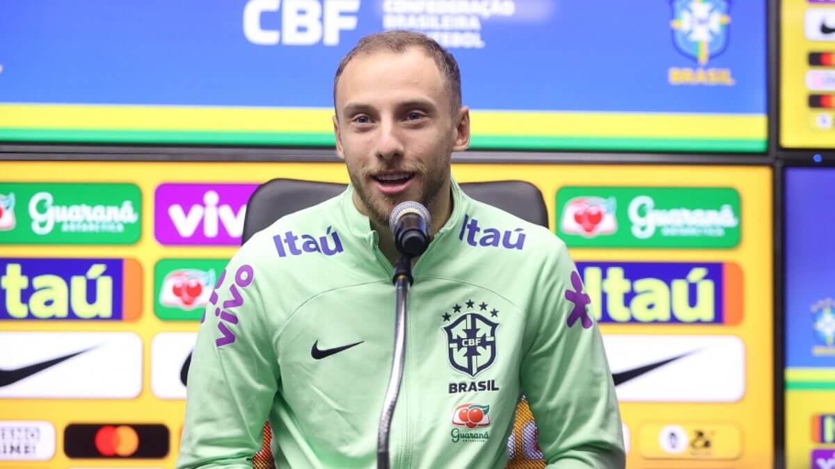 Carlos Augusto. Treino Seleção Brasileira em Montevideo, Uruguai. Eliminatórias 2026. Créditos_ Vitor Silva_CBF