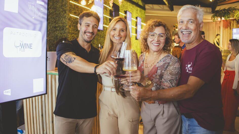 Eduardo M. Araújo (DipWset), Marcela Amorim, Isabele Araújo e Fernando Araújo