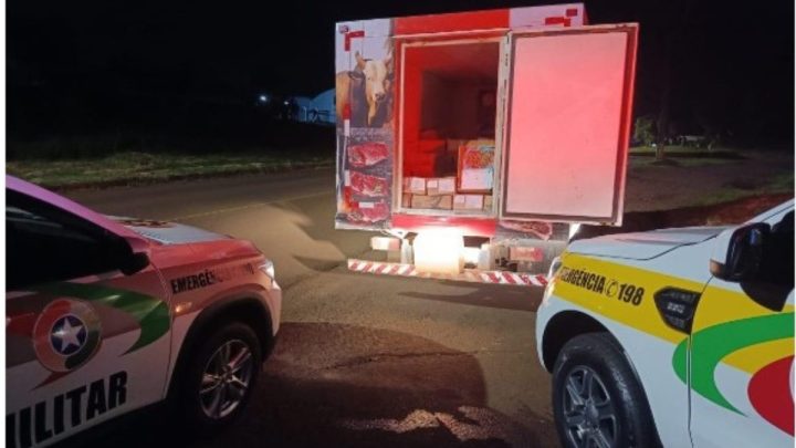 Homem é preso por suspeita de desviar carga de R$ 100 mil de picanha no Oeste de SC
