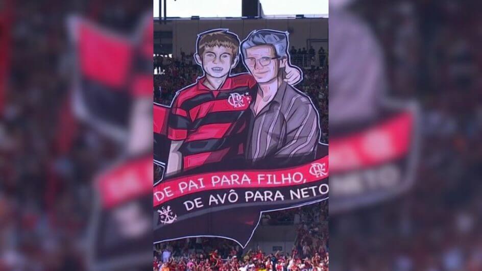 Homenagem para Filipe Luís (Foto: TV Globo, Reprodução)