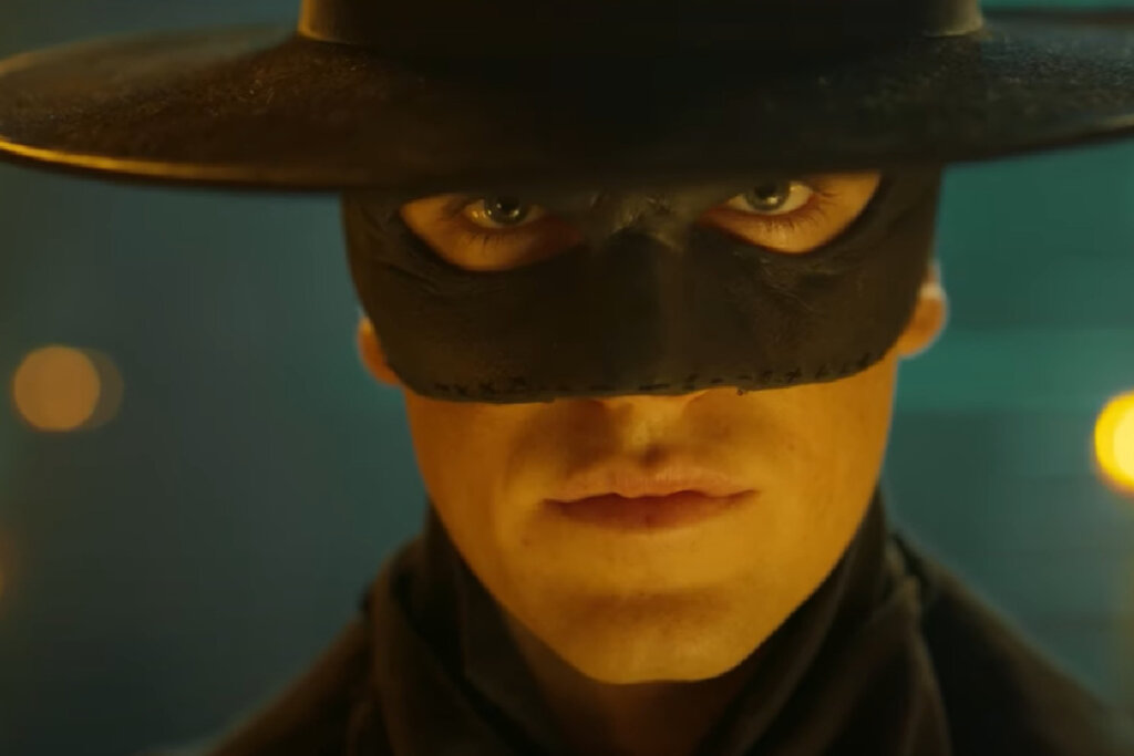 A s&eacute;rie &ldquo;O Zorro&rdquo; promete uma nova vers&atilde;o do amado personagem com cenas emocionantes (Imagem: Reprodu&ccedil;&atilde;o Digital | Amazon Prime Video Studios)