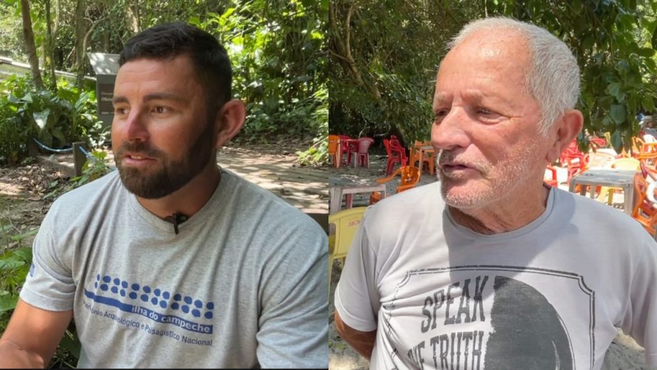 Quem são os dois guardiões da Ilha do Campeche, conhecida como Caribe Catarinense