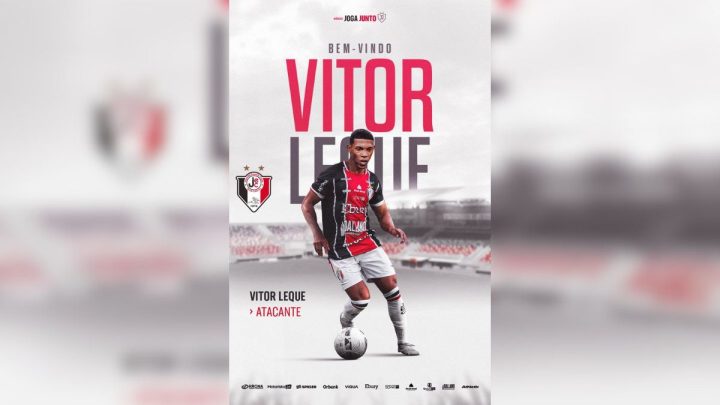 Vitor Leque é anunciado no Joinville (Foto: Joinville, Divulgação)