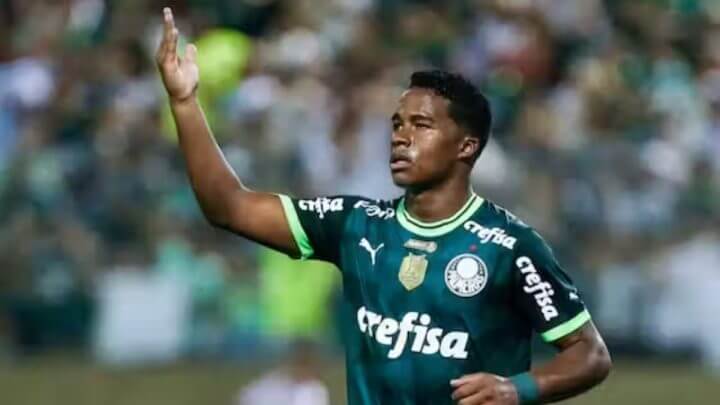 endrick-palmeiras (Foto: Reprodução, Onefootball)