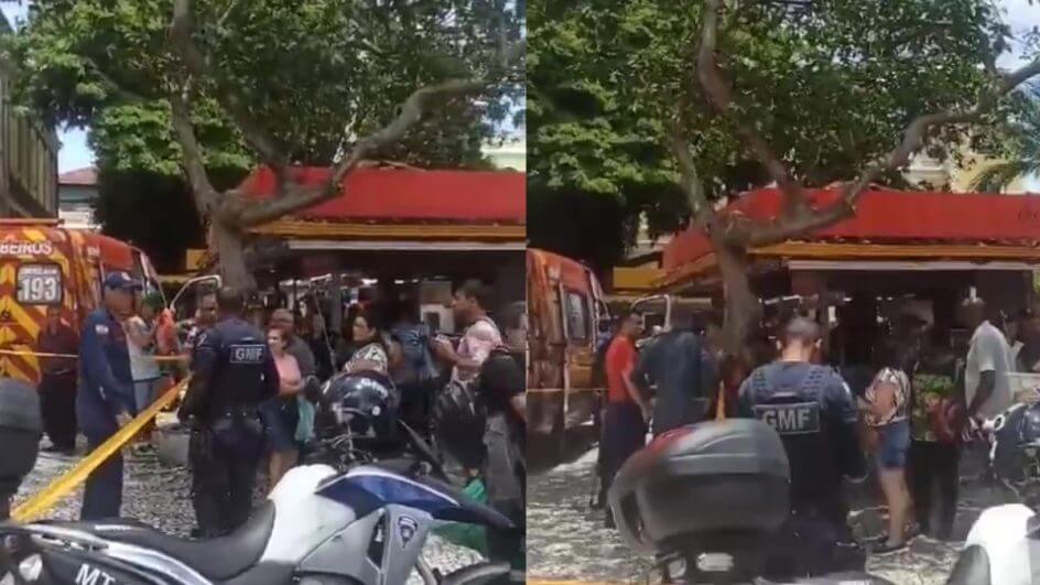 Idoso morre no Centro de Florianópolis e testemunhas alegam demora no atendimento