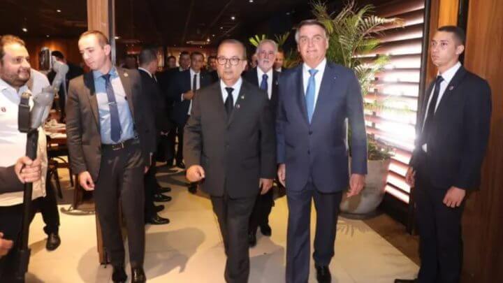 Jorginho Mello e Jair Bolsonaro