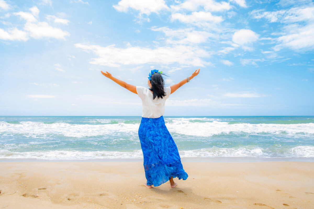 Simpatias podem ser feitas na praia para o Ano-Novo (Imagem: manolobastos | Shutterstock)