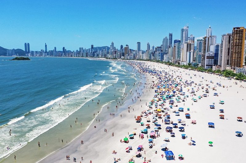 Praia Central de Balneário Camboriú