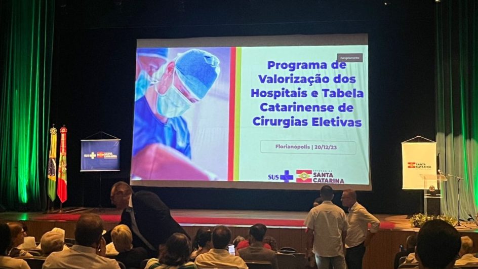 Governo de SC anuncia R$650 milhões para valorização dos hospitais e cirurgias eletivas