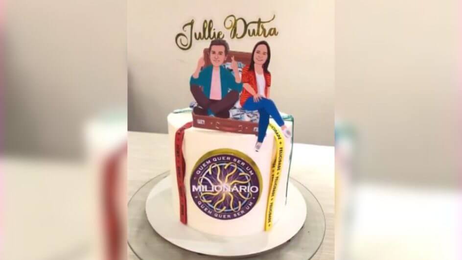 Vencedora do ‘Quem quer ser milionário’ já teve bolo de aniversário com tema do programa