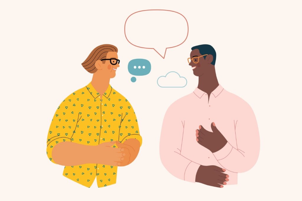 Ouvir pode parecer um ato simples, mas demonstra que voc&ecirc; se importa com o outro (Imagem: Grinbox | Shutterstock)