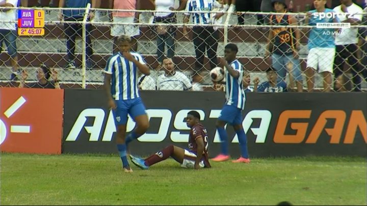 Avaí é eliminado para o Juventus na Copinha (Foto: Sportv, Reprodução)