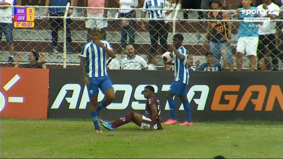 Avaí é eliminado para o Juventus na Copinha (Foto: Sportv, Reprodução)