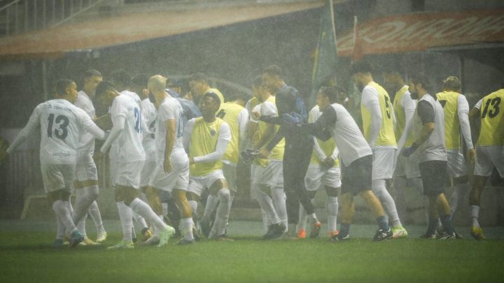 Barra goleia o Nação pelo Campeonato Catarinense (Foto: Richard Ferrari, Barra, Divulgação)
