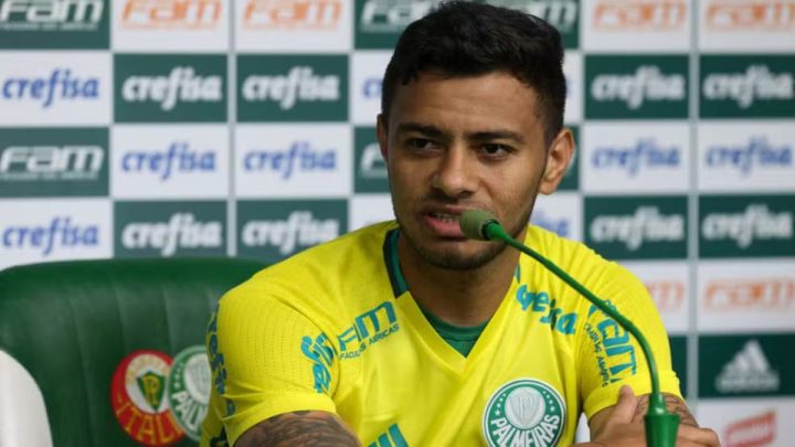Cleiton Xaiver nos tempos de Palmeiras (Foto: Cesar Greco, Ag.Palmeiras, Divulgação)