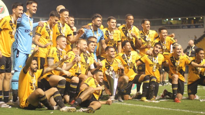 Tigre levantou mais uma taça ao vencer o Marcílio Dias na decisão da Recopa Catarinense