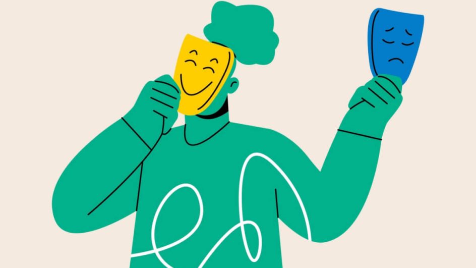 Nem todo quadro de depressão implica tristeza evidente, choro, pessimismo ou desesperança, mas sim a predominância de um estado de mal-estar constante (Imagem: Stranger Man | Shutterstock)