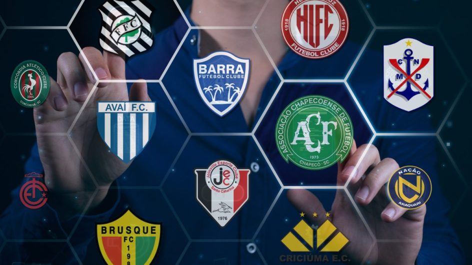 Escudos dos 12 times do Campeonato Catarinense são recriados por inteligência artificial