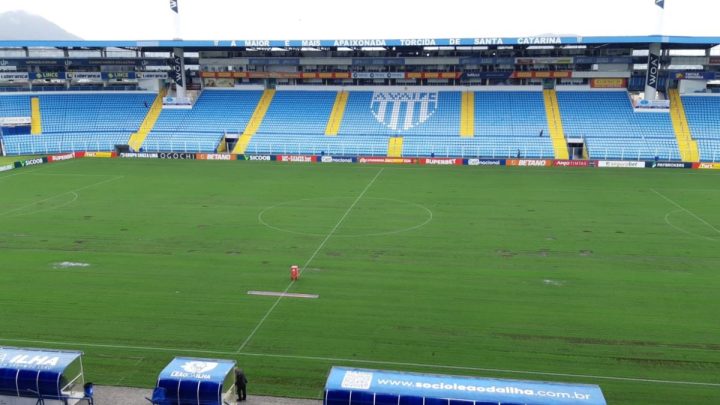 Estádio da Ressacada será palco do jogo entre Avaí x Nação (Foto: Mateus Boaventura, CBN Floripa)