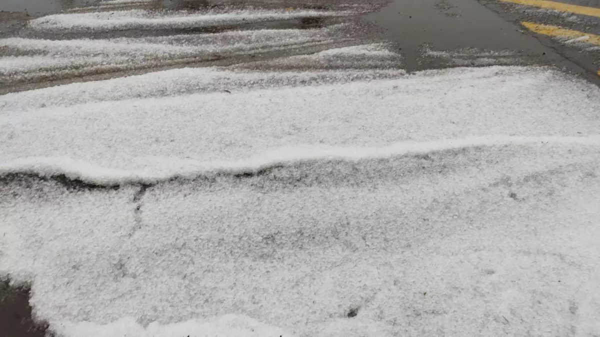 Granizo em Capão Alto