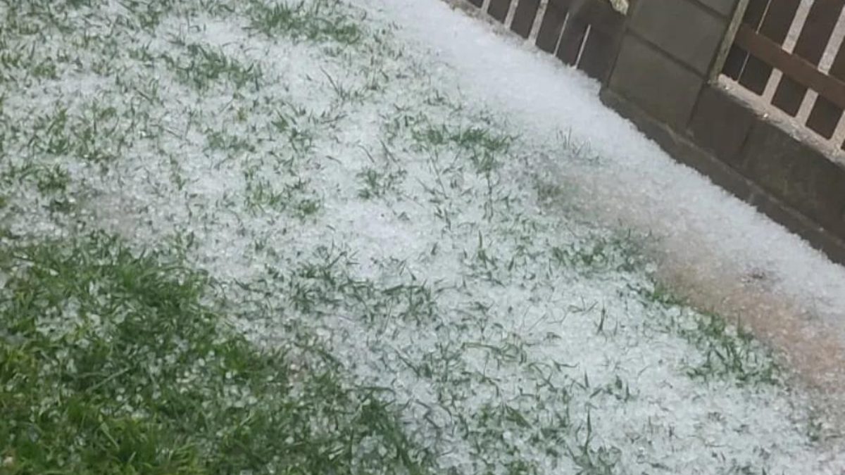 Granizo em Capão Alto