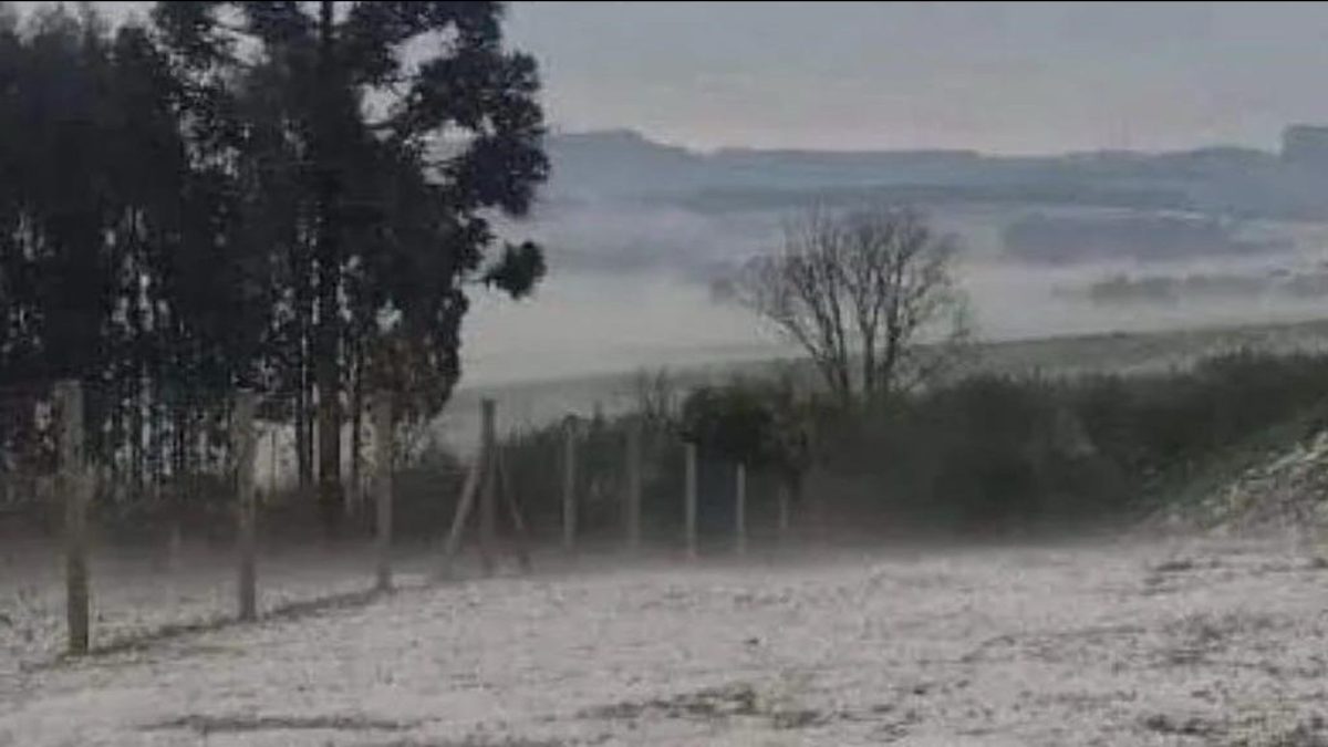 Granizo em Capão Alto