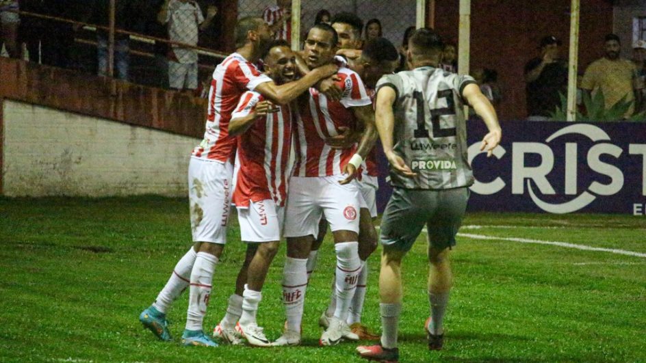 Gol da vitória do Hercílio Luz foi marcado no último lance do jogo (Foto: Bianca Coan, Hercílio Luz FC)