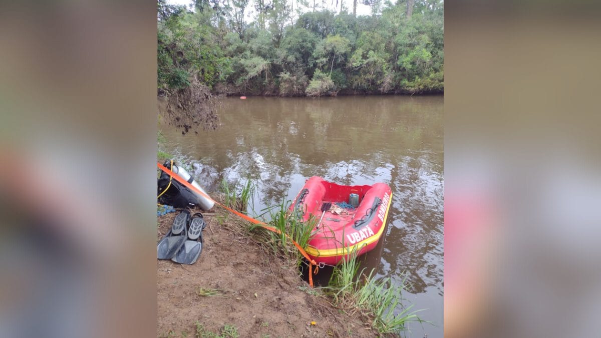 Homem desaparece durante pescaria em rio de SC (2)