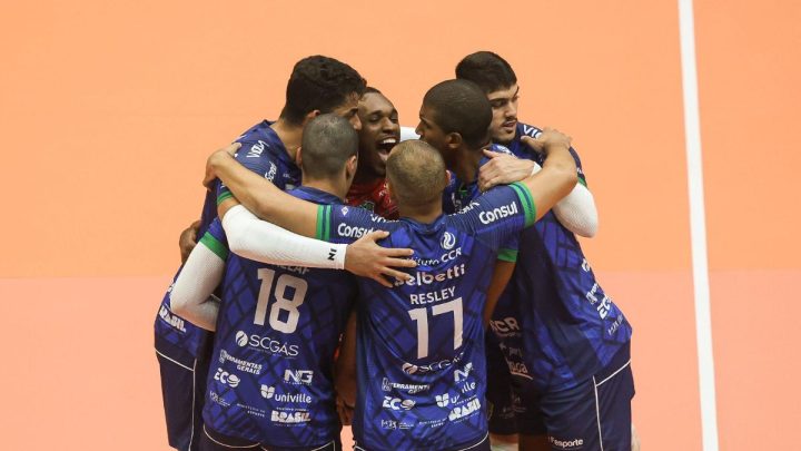 Joinville Vôlei (Foto: Carlos Júnior, Divulgação)