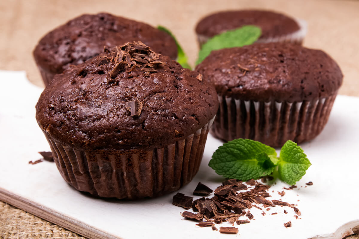 Muffin de chocolate (Imagem: Chiociolla | Shutterstock)