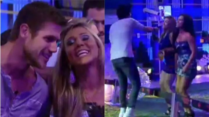 Luan Santana chegou a descer do palco no BBB 12. Foto: (Reprodução/Globo)