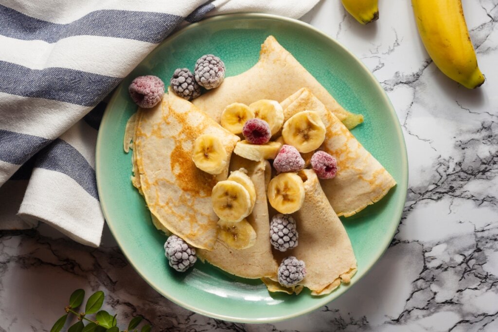 Panqueca de banana com amaranto (Imagem: Freepik | Freepik)