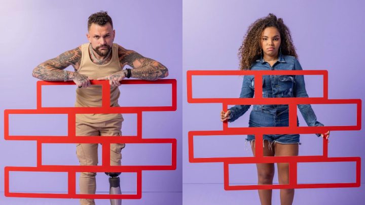 Parcial de enquete BBB 24 vinicius e pitel foto divulgação globo