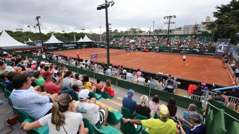 Quadra principal do WTA em Jurerê Internacional, Florianópolis (Foto: Cristiano Andujar)