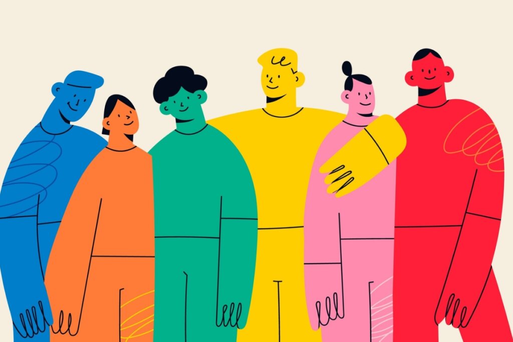 Relações sociais determinam o nosso grau de felicidade (Imagem: Bibadash | Shutterstock)