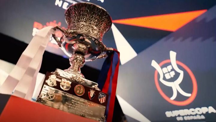 Taça da Supercopa da Espanha (Foto: Onefootball, Reprodução)