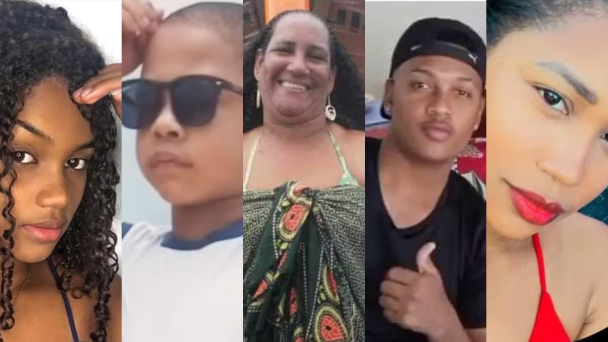 Vítimas do barco na Bahia