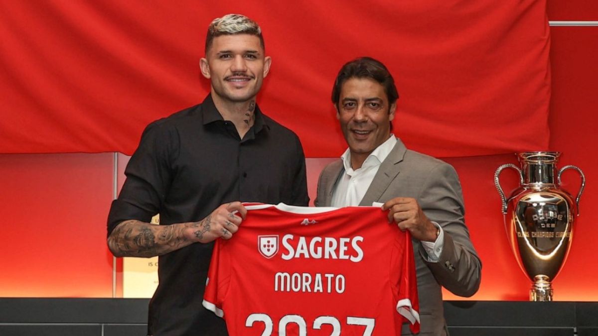 Zagueiro Morato: Benfica (Foto: Benfica, Divulga&ccedil;&atilde;o)