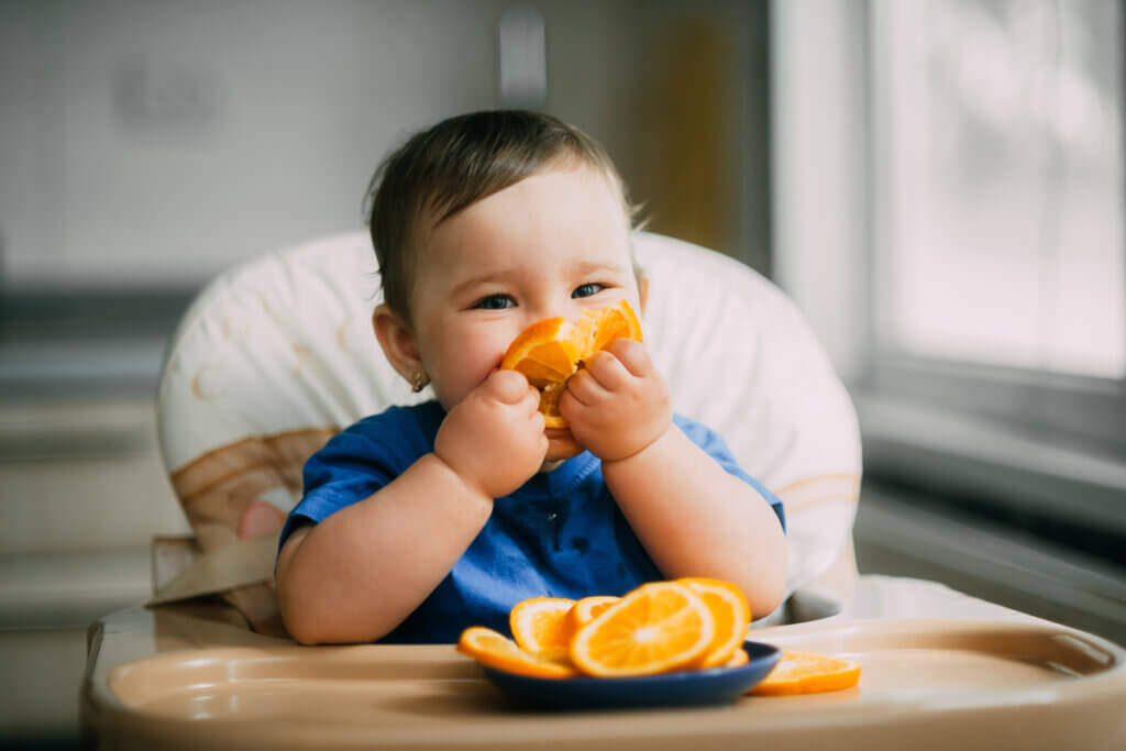 Para os bebês, a introdução dos alimentos deve ser feita a partir dos 6 meses (Imagem: komokvm | Shutterstock)