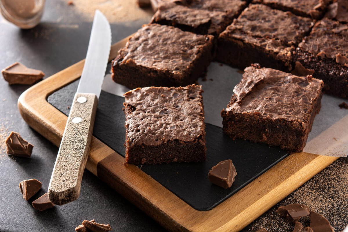 Brownie de chocolate vegano (Imagem: etorres | Shutterstock)